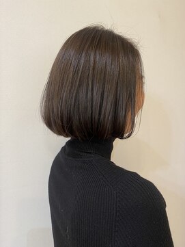 モリオ フロム ロンドン 成増店 【morio成増/一戸】大人可愛いナチュラルボブ前髪無し