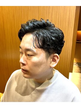 ヘアモード キクチ 銀座店 銀座　理容室　ナチュラルパーマ　ビジネスマン
