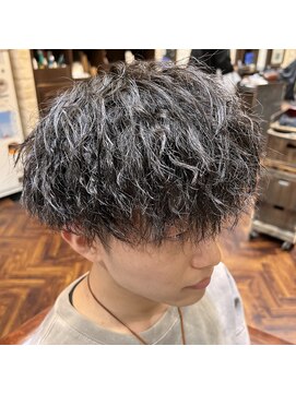 シャル 八王子(shalu) マッシュ＋ツイストパーマ