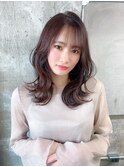 ショート ボブ インナーカラー 韓国風5611
