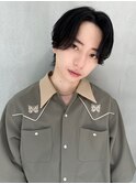 【GEEKS渋谷】センターパートウルフ/カルマパーマ/メンズパーマ
