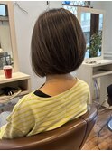 白髪染め白髪ぼかし大人ショートボブ大人かわいい30代40代50代