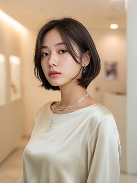 クレビアテン(CreBiA ten_) 艶髪/艶感/艶髪/透明感/レイヤーカット/ショート