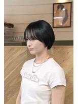 シビバイレボ(CIBI by revo)&nbsp;地毛風カラー/切りっぱなしボブ/ショートボブ[船橋]