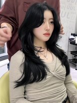 ユー(juu.)&nbsp;【juu./星ヶ丘】ブルーブラック×韓国レイヤー