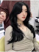 【juu./星ヶ丘】ブルーブラック×韓国レイヤー