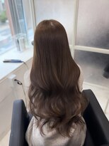 マーシュ 梅田(marshu)&nbsp;Olive beige*/透明感カラー/レイヤーカット