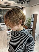 シャンプーボーイ 佐賀(SHAMPOO BOY)&nbsp;大人ショートボブ丸みショートカットマッシュショート前髪あり