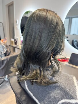 ホープ(hope) オリーブカラー/ミディアムヘア/韓国