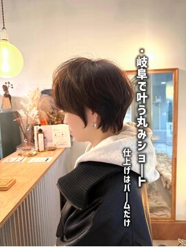 ティーヘア トナリ(t.hair tonari) 大人可愛い丸みショート/似合わせバング/透明感ヘアカラー