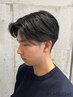 【メンズカット】　デザインカット＋シャンプー　￥4000