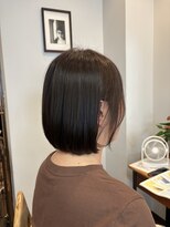 ミーノ(mieno) オーガニックカラー【白髪染め】/お手入れ簡単大人ボブ