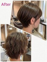 ルアンジュ(Le ange)&nbsp;ショートボブスタイル【髪補修×高保湿☆ヘアカラー】