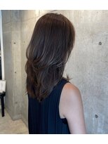 ロッカヘアエジェ(ROCCA hair eje.) 立体感エアリーレイヤー暗めカラー