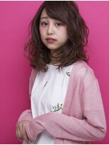 シャンプー 本店(SHAMPOO)&nbsp;揺れ動く、ウェットにかわいいシェイクヘア