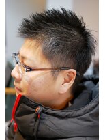 ラヴィーヘアーワークス(LAVIE hair works)&nbsp;ソフトモヒカン スタイル