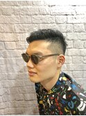 ツーブロックショート
