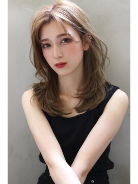 ブラン 梅田(Blanc) 【Blanc/梅田】外人風カラー/フォギーベージュ/mh228