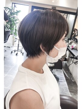 サロンドミルク 溝の口店(salon de MiLK) 丸くまとまるショートヘア