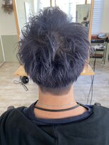 クオレヘアー 布施店(cuore hair) メンズ王道マッシュシルバー