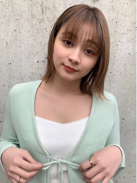 ニスル センター南店(NISURU） 似合わせカット/大人ガーリー/ダークアッシュ/着物/センター南