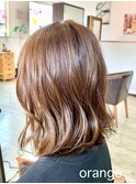 【orange大分賀来】ミディアムボブ・ゆる巻きウェーブ