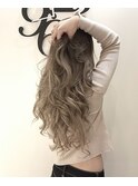 バレイヤージュ☆エクステグラデーションヘアー♪