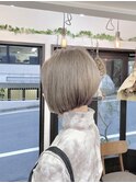 シルバーブロンド×バイオレットピンクブラウン♪