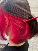 ネオリーブアオバ 高田馬場店(Neolive aoba)&nbsp;インナーカラーレッド