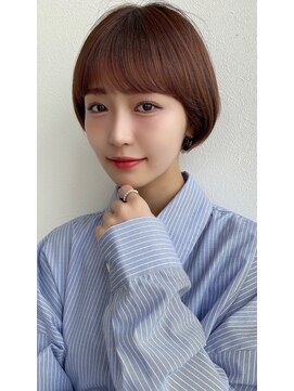 ディーエックス スリー(Dxxxx III) 大人可愛い20代30代小顔丸みショートボブマッシュ