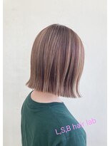 エルエスビー(LSB hair lab) 【LSB】color 外はねボブ×ハイライト