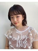 夏の抜け感パーマ