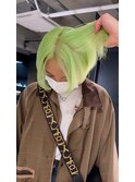 KR16ミントグリーン/グリーンカラー/デザインカラー/派手髪