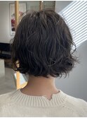 ミニボブ×ニュアンスパーマ