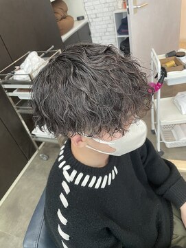 ブランシェ 西松山店 マッシュ×波巻きスパイラル