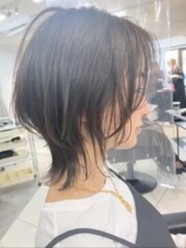 ダブルトーキョー シブヤ(W-TOKYO SHIBUYA) ネオウルフ×セピアグレージュボブウルフウルフカット