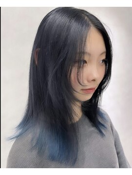 リアン バイ キートス(Lien by kiitos) Susoカラー/デザインカラー/水色/顔まわりレイヤー