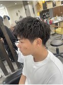 ショートマッシュツイスパ