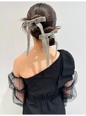 同窓会ヘアアレンジ