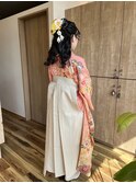 卒業式ヘアセット