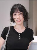 ボブパーマ 重ため