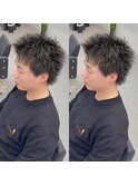 スパイキーショートスパイキーパーマ
