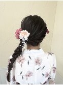 サイド編みおろし