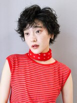 ニール シトロン 名古屋 伏見 丸の内(NEELU citron)&nbsp;レイヤーパーマショートパーマコテ巻きパーマ