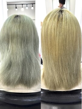 アルケム 学芸大学(AlChem) 【チダ指名】ブリーチ縮毛矯正/髪質改善/酸性ストレート/美髪