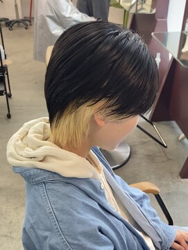 リップス 吉祥寺店 (LIPPS) 簡単オシャレブロンドインナーカラーマッシュ