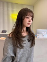 デビュー 沖縄泡瀬店(Debut) イメチェン/ピンクベージュ/アンブレカラー/前髪/沖縄市