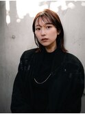 髪質改善×縮毛矯正×外ハネミディアム