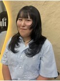 ハイレイヤーロングシャギーウルフカット