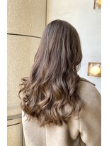 ヘアアンドメイク スタジオ ミムロ(HAIR&MAKE STUDIO MIMURO) レイヤーカット・ミルクティーベージュ